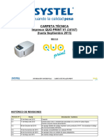 IMPRESORA SYSTEL CARPETA TÉCNICA QUO V1 Rev05