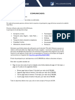 Comunicado Torneo Nacional - Santa Marta 2024