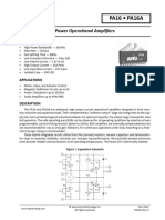 PA16 - PA16A: Power Operational Amplifiers