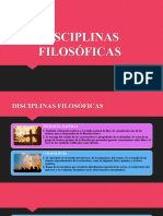 Disciplinas Filosóficas