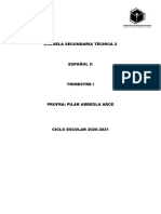 Proyecto A Distancia Español Ii 2020-2021 Pilaraa