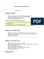 PHP Notes