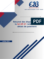 Résumé Des Dispositions de La Relative Aux Délais de Paiement