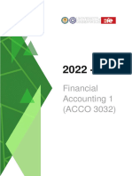 Financial Accounting 1 (ACCO 3032)