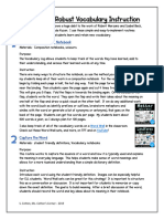 Routines For Robust Vocabulary Instruction