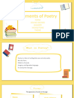 Elements of Poetry, Short Story and Literary Terms