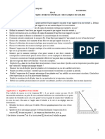 TD 12 Moment Cinetique Force Centrale Solide en Rotation