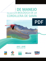 Cartilla Plan de Manejo RBCS 2017-2026