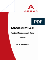 Areva Micom p142 Feeder Management Relay Pics and Mics