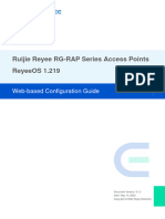 Ruijie Reyee RG-RAP Series Access Points Web-Based Configuration Guide, Release ReyeeOS 1.219 (V1.0)