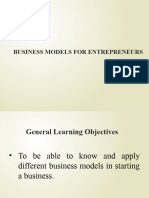 Business Models Entrepreneurship