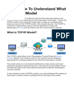 TCP:IP Reference Model