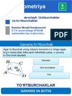 9 Sinf Geometriya 1-Dars.+