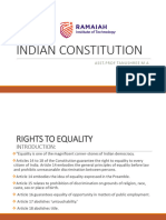 Indian Constitution: Asst - Prof Tanushre E M A