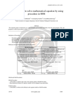 Simple Method To Solve Mathematical Equation by Using Procedure in 8086 Ijariie13713