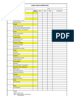 Hand Tools Inspection Checklist