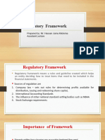 Regulatory Framework.