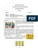 Grade 7 Integrated Science: Basic Quantites in Measurement