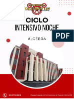 Ciclo Intensivo Noche Álgebra