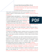 Guião de Correcção de Direito Internacional Público e Privado