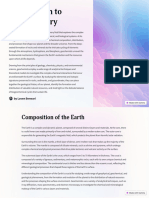 Introduction To Geochemistry