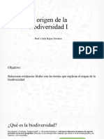 El Origen de La Biodiversidad I