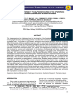 Challenges Encountered by The SLP Beneficiaries in The Operations of The Marinated Boneless Milkfish Business