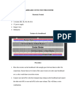 Breadboard Connection Procedure