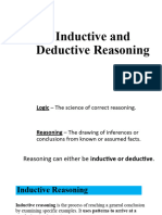 Inductive and Deductive Reasoning