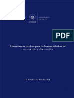 Lineamientostecnicosparalasbuenaspracticasdeprescripcionydispensacion Acuerdo Ejecutivo 801 22012024 v1