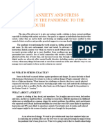 Impact of Anxiety and Stress Brought by The Pandemic To The Nations Youth