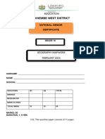 Mapwork Task Grade 10 - ENGLISH