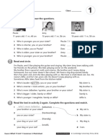 Guess What - 5 - AE - Unit 1 - Grammar Worksheet 2