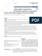 Accuracy of Digital Implant Impressions