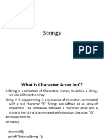 Character Array Strings