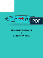 Workout and Diet Plan