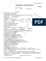 Cma - Foundation - Exam Paper Law (17!05!2024)