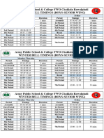 Bell Timings SBW