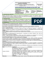 Formato de Informe Diagntico de La Evaluacion Diagnostica 2024-2025