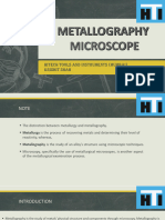 Metallography or Metallurgy