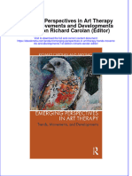 Emerging Perspectives in Art Therapy Trends Movements and Developments 1St Edition Richard Carolan Editor Online Ebook Texxtbook Full Chapter PDF