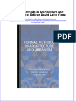 Formal Methods in Architecture and Urbanism 1St Edition David Leite Viana Online Ebook Texxtbook Full Chapter PDF