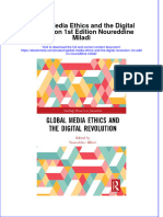 Ebook Global Media Ethics and The Digital Revolution 1St Edition Noureddine Miladi Online PDF All Chapter