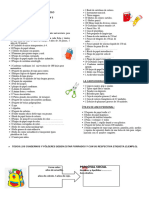 Lista de Útiles 3,4,5 Años - Inicial 2023