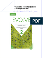 Ebook Evolve 2 Student S Book 1St Edition Lindsay Clanfield Online PDF All Chapter