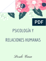 Psicología y Relaciones Humanas