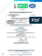 Te Connectivity - Cert Nº-1468 Terminales Premoldeadas TFT 15kv