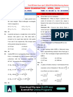 0904 Physics Paper With Ans Morning