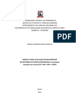 Modelo para Avaliação de Maturidade Iso 14001