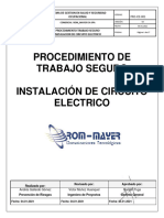 3.PTS INSTALACIÓN DE CIRCUITO ELECTRICO - Enero 2021